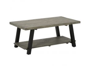 Brennegan Coffee Table in Gray and Black