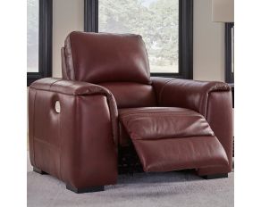 Alessandro Power Recliner in Garnet