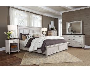 Caraway Panel Bedroom Collections in Aged Ivory