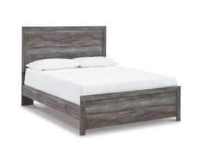 Bronyan Queen Panel Bed in Dark Gray