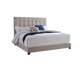 Ashley Furniture Dolante Upholstered Bed in Beige, Queen