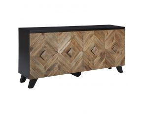 Robin Ridge Accent Cabinet in Two-tone Brown