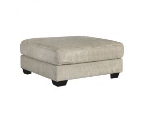 Ardsley Oversized Ottoman in Pewter