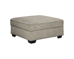 Bovarian Ottoman with Storage in Stone