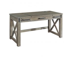 Aldwin Home Office Lift Top Desk in Gray