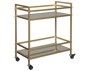 Kailman Bar Cart in Gold