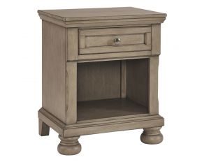 Lettner Nightstand in Light Gray