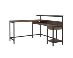 Arlenbry Home Office L-Desk with Storage in Gray