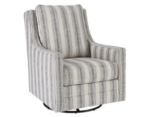 Kambria Accent Chair in Ivory and Black