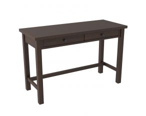 Camiburg 47-inch Home Office Desk with 2-Drawers in Warm Brown