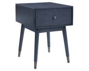 Paulrich Accent Table in Antique Blue