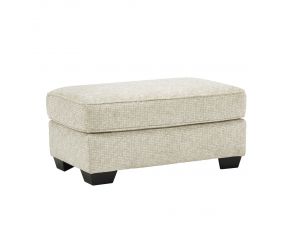 Haisley Ottoman in Ivory