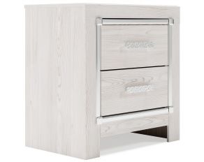 Altyra Nightstand in White