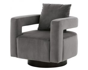 Alcoma Swivel Accent Chair in Otter