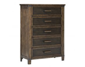 Wyattfield Chest in Walnut Brown with Dark Burnt Umber