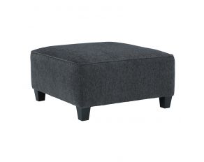 Abinger Oversized Accent Ottoman in Smoke Gray