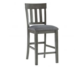 Hallanden Counter Height Bar Stool in Two-tone Gray