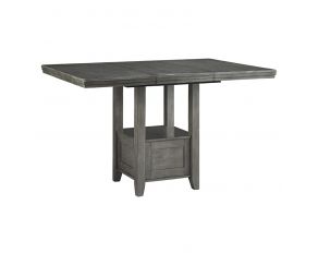 Hallanden Counter Height Dining Extension Table in Gray