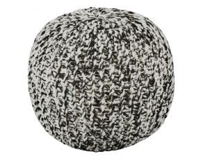 Latricia Pouf in Black and White