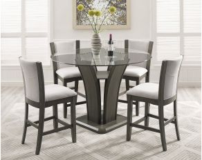 Camelia Counter Height Dining Set in Grey