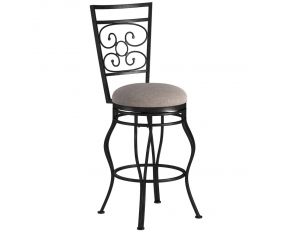 Albany 30 Inch Bar Stool in Powder Coated Charcoal Grey Finish