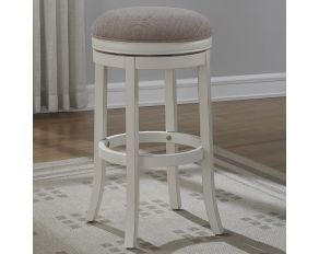 Aversa 26 Inch Backless Bar Stool in Distressed Antique White