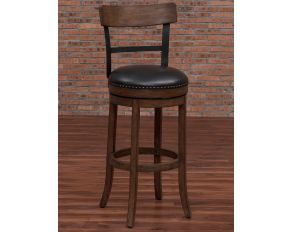 Taranto 26 Inch Bar Stool in Washed Brown