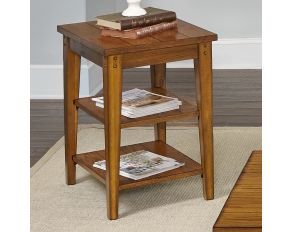 Liberty Furniture Lake House Tiered Table in Oak