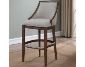 Keller 26 Inch Bar Stool in Drift Brown