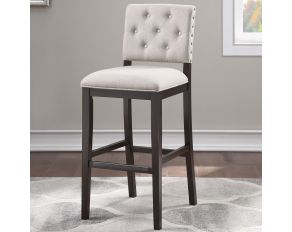 Evelyn 26 Inch Bar Stool in Walnut Finsih