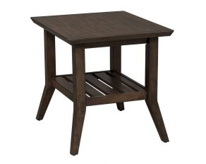 Ventura Blvd Rectangular End Table in Bronze Spice