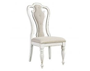 Liberty Furniture Magnolia Manor Side Chair in Antique White