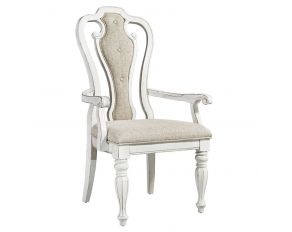 Liberty Furniture Magnolia Manor Arm Chair in Antique White