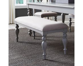 Liberty Furniture Summer House Bench in Dove Grey