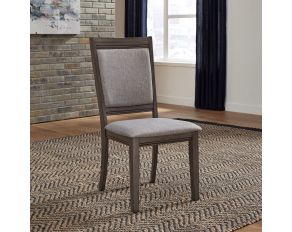 Liberty Furniture Tanners Creek Upholstered Side Chair in Greystone