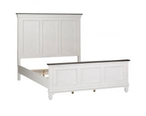 Liberty Furniture Allyson Park Queen Panel Bed in Weathered Light Gray