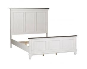 Liberty Furniture Allyson Park King Panel Bed in Weathered Light Gray