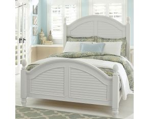 Liberty Furniture Summer House I Queen Poster Bed in Oyster White