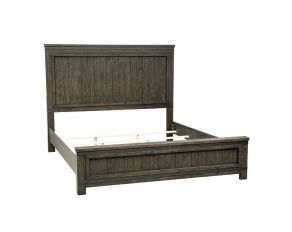 Liberty Furniture Thornwood Hills Panel Bed in Rock Beaten Grey, King