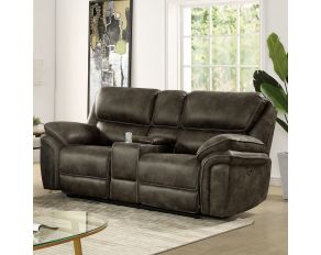 Tredegar Power Loveseat in Mocha