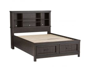 Thornwood Hills Youth Full Bookcase Bed in Rock Beaten Gray