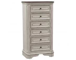 Liberty Furniture Magnolia Manor Lingerie Chest in Antique White