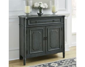 Liberty Furniture Amber 1 Drawer 2 Door Accent Cabinet in Grey