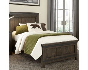 Liberty Furniture Thornwood Hills Youth Full Panel Bed in Rock Beaten Gray