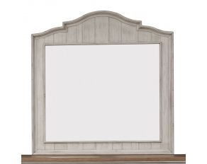 Liberty Furniture Farmhouse Reimagined Mirror in Antique White