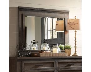 Liberty Furniture Thornwood Hills Mirror in Rock Beaten Grey