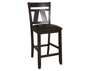 Liberty Furniture Lawson Splat Back Counter Chair in Dark Espresso