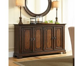 Liberty Furniture Armand Buffet in Antique Brownstone