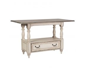 Liberty Furniture Magnolia Manor Gathering Table in Antique White