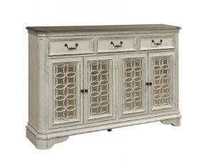 Liberty Furniture Magnolia Manor Hall Buffet in Antique White